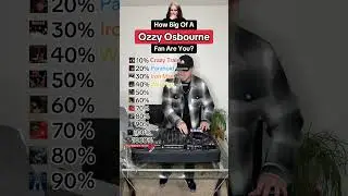 How Big Of A OZZY OSBOURNE Fan Are You? 📈🦇 (Crazy Train, Paranoid, Iron Man & more!)