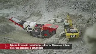STET || Demonstração e Entrega do Britador Móvel de Maxilas QJ241 da SANDVIK