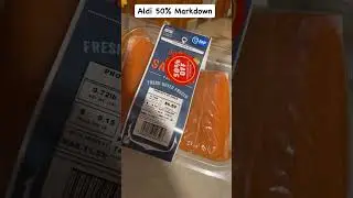 Wow 😮 50% Markdown at Aldi!!! Great clearance and deals 🛒 #aldi  #shopping #shorts #youtubeshorts