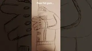 sad fat gum... #MHA #kiri #tamaki #fat gum #baymax...