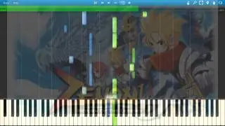 Zenonia 4 - Background Music 1 (Piano Arrangement) (Synthesia)