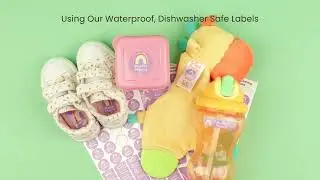 Mega Daycare Labels Pack &ndash; 129 Personalized Name Labels for All Your Child&rsquo;s Essentials!