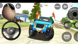 Dollar (Song) Modified Mahindra Blue Thar😈 || Indian Cars Simulator 3D Game || Pt 83
