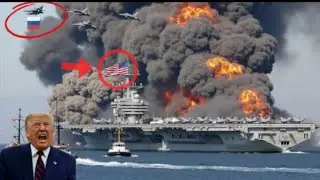 13 minutes ago: Russian Sukhoi pilots brutally destroy US aircraft carrier in the Black Sea