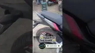 Pulsar P150 Tank Scratch 😭 p150 modified #shorts #yutubeshort #pulsarp150 #pulsarn160