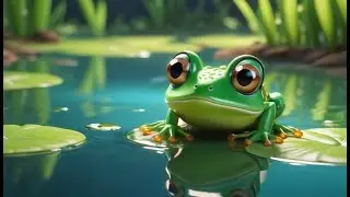 Five Little Tadpoles Learning to Swim | Nursery Rhymes for Kids & Baby Songs