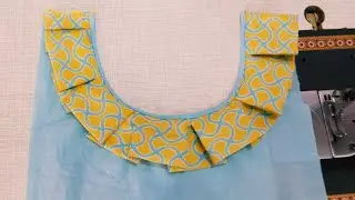 Very easy and simple gale ki design cutting and stitching|new gale ki design|trending gale ki design