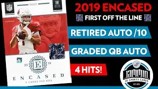 2019 Panini Encased Football FIRST OFF THE LINE Box Break