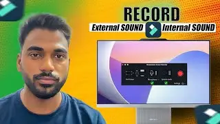 How to Record Your Screen with Filmora | internal sound and external sound  Recording 2025