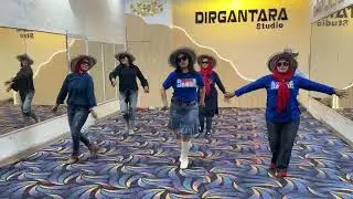 Aku Jatuh Cinta Line Dance / choreo Wiwik Johan/ Demo New Seralinda Dance