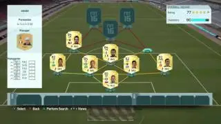 FIFA 16 35k sweaty squadbuilder