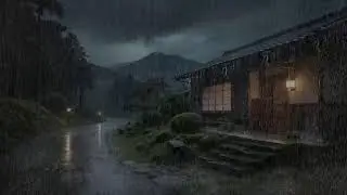 Peaceful Mind 🌧️ Rainfall Falling on Tin Roof for Deep Sleep and Tranquility 🌙