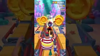 Subway Surfers Reverse Gameplay in Underwater with Lucky 🫧 #shorts #subwaysurfers