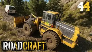 NADCHODZI POMOC. DROGA DO ZAMKU OTWARTA 👷&zwj;♂️ROADCRAFT #44👷&zwj;♂️ GAMEPLAY PL