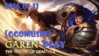 [ggomusin] LoL S6 - Garen vs Riven │2016.01.11│