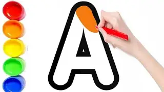 A to Z, Kids rhymes, collection for writing along dotted lines for toddler,Aphabet,ABC song,ABCD,588