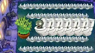 Army Threepeater vs All Zombie - Plants vs Zombies Hack