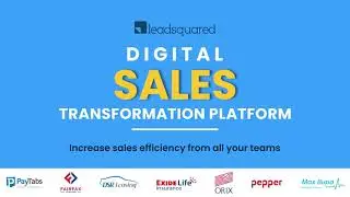 Digital Sales Transformation Platform - LeadSquared