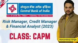 Central Bank of India Scale II & III 2023: CAPM Class