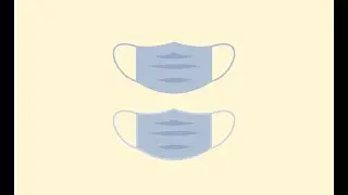 Disposable Face Mask Vector Art