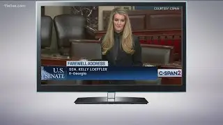 Kelly Loeffler gives farewell speech