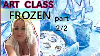 Pt 2/2 icy #frozen coloring technique&hellip; add the WOW factor!