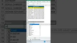 Excel Filter Function #excelhacks #filter #shorts
