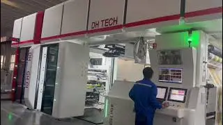 500m/Min Color Flexographic Printer Roll to Roll Paper Plastic Film Ci Flexo Printing Press Machine