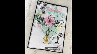 Tuto art journal en graffiti girl par lescrapdeval