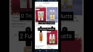 smytten combo products at 0 trial point + 2 full size product @ ₹185 #shorts