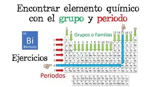 ⚗️ Encontrar elemento químico con el grupo y el periodo ⚗️ EJERCICIOS [Fácil y Rápido] | QUÍMICA |