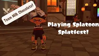 Playing for Team Milk Chocolate in Splatoon 3!
