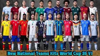 New National Teams Kits World Cup 26 V1 - PES 2021 & Football Life 2026