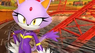 Sonic Forces Speed Battle - Blaze (HD Widescreen gameplay)