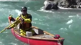 Paddling Kananaskis River Whitewater Course