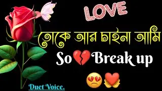 Emotional Shayari | Sad love story | Duet voice Bangla | Heart touching video | Sad Story Bangla