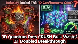 1D Quantum Dots CRUSH Bulk Waste? ZT Doubled Breakthrough