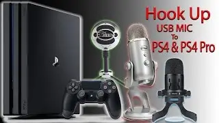 How To Hook Up A USB Mic To The PS4 or PS4 Pro/ International Giveaway