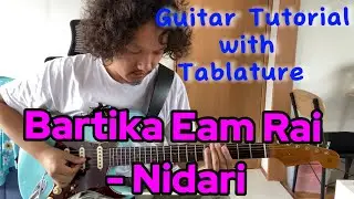 Bartika Eam Rai - Nidari [ Guitar Tutorial with Tablature ]