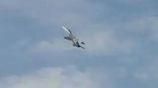 F-18s in high alpha flight