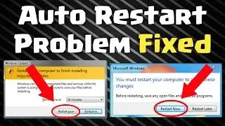 How to resolve automatic restarts problem | Fixed  Windows 7, 8 and 10