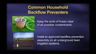 Cross Connection Backflow Prevention