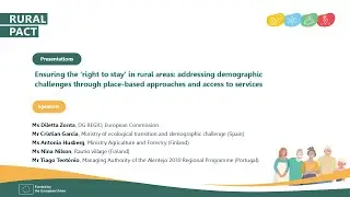 Rural Pact Conference: Ensuring the &lsquo;right to stay&rsquo; in rural areas