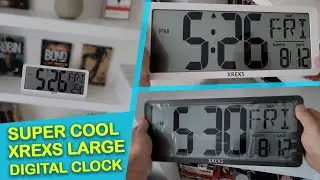 Cool Large Digital Clock - XREXS Large Digital Wall Clock Review with Temp/Timer/Alarms