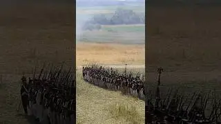 French Musket Volley at Waterloo 2025 #history#napoleon #waterloo