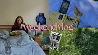 weekend reading vlog | lazy weekend, berlin book haul, reading martyr!