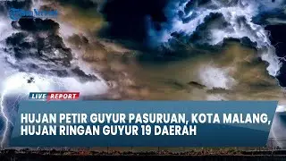 INFO CUACA 1 FEBRUARI 2025, Hujan Ringan Guyur 19 Daerah, Pasuruan Hujan Petir pada Pagi Hari