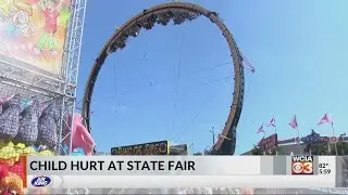Child injured on ride at Illinois State Fair