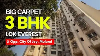 Big Carpet 3 BHK For Sale In Lok Everest, Mulund West | 5 Min From  Mulund Station