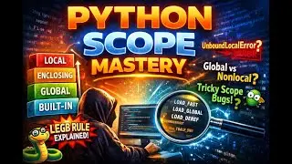 Python Scope Mastery 🧠🔥 | LEGB Rule Explained + Real Pitfalls Pros Know
